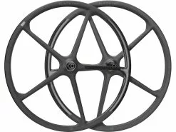 Black Inc Juego De Ruedas Five Disc Center Lock Carbon 28"